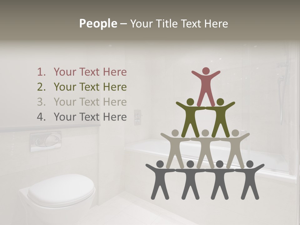 Luxury Shower Room PowerPoint Template