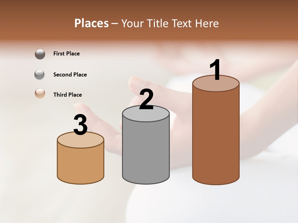 Peaceful Woman Female PowerPoint Template