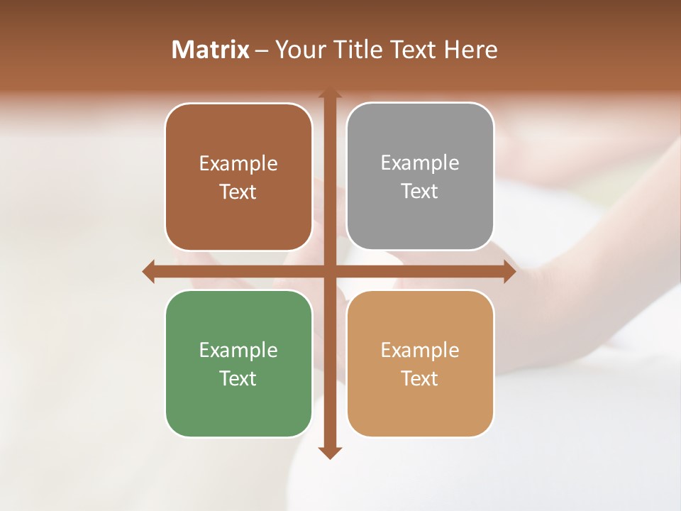 Peaceful Woman Female PowerPoint Template