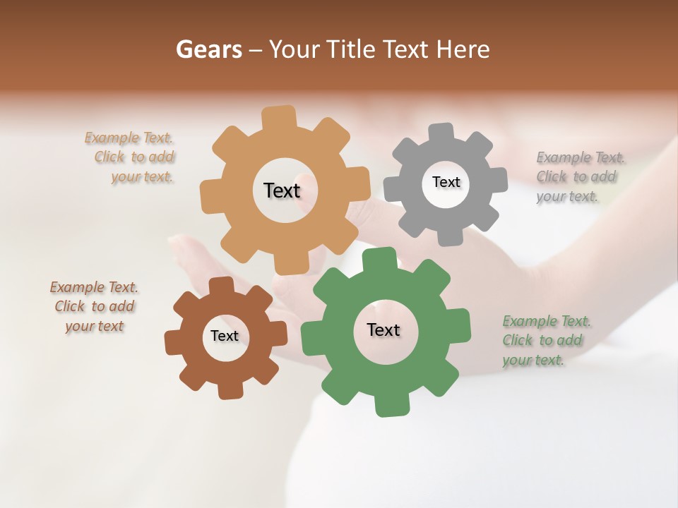 Peaceful Woman Female PowerPoint Template