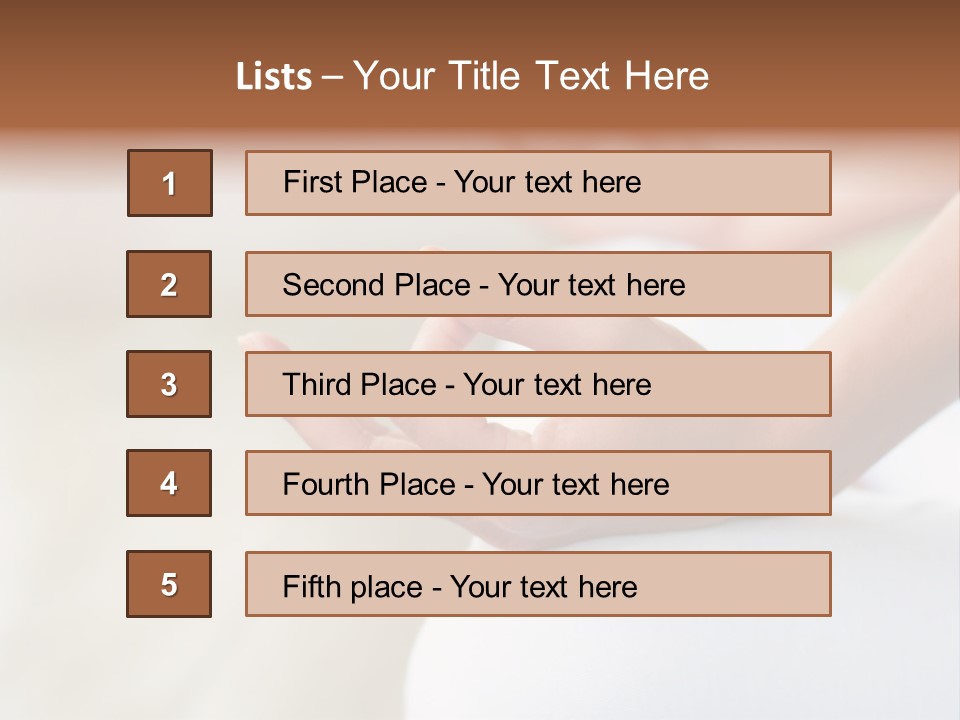 Peaceful Woman Female PowerPoint Template