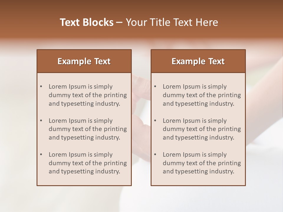 Peaceful Woman Female PowerPoint Template