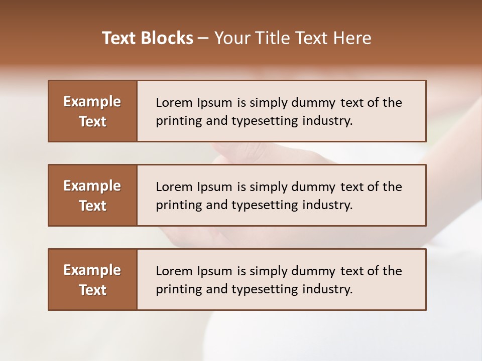 Peaceful Woman Female PowerPoint Template