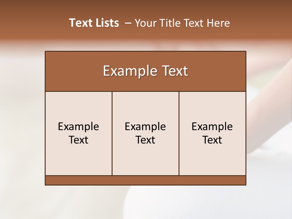 Peaceful Woman Female PowerPoint Template