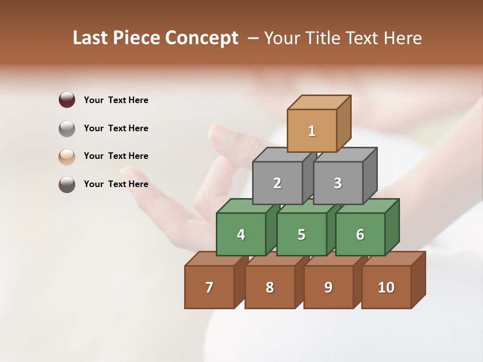 Peaceful Woman Female PowerPoint Template