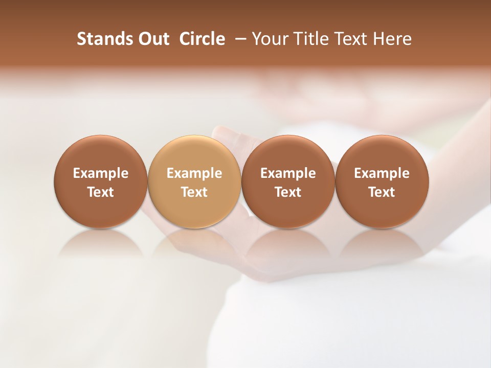 Peaceful Woman Female PowerPoint Template