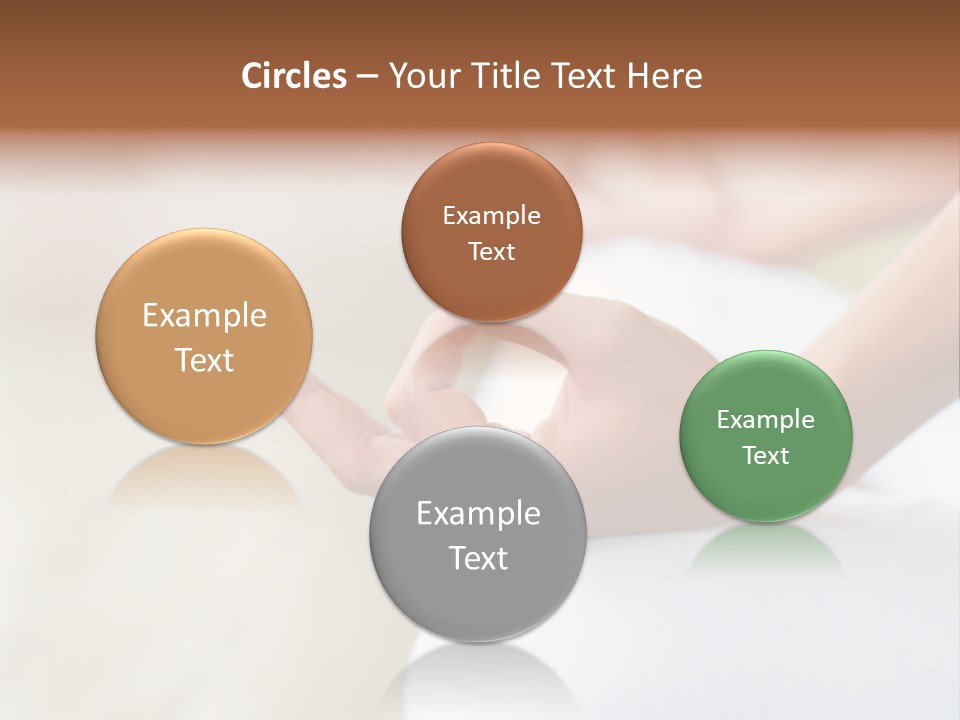 Peaceful Woman Female PowerPoint Template