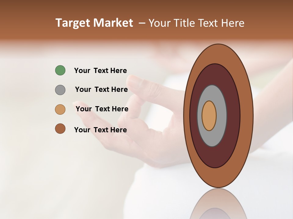 Peaceful Woman Female PowerPoint Template