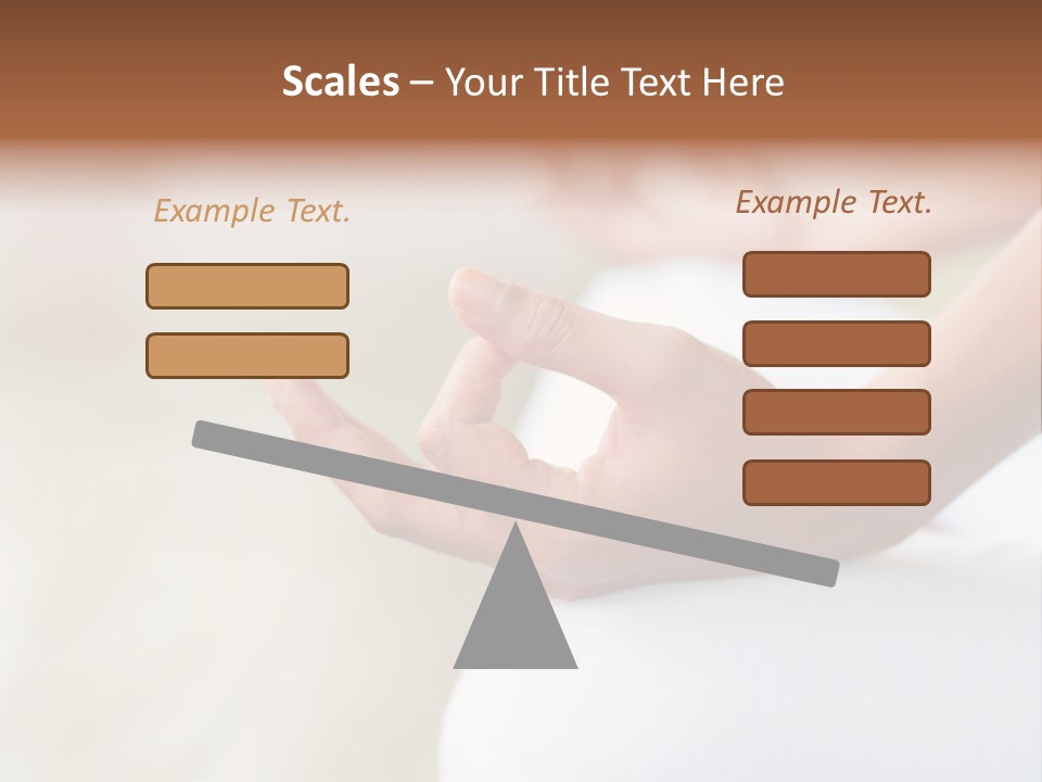 Peaceful Woman Female PowerPoint Template
