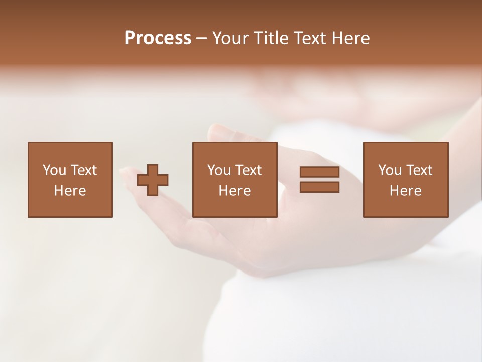 Peaceful Woman Female PowerPoint Template