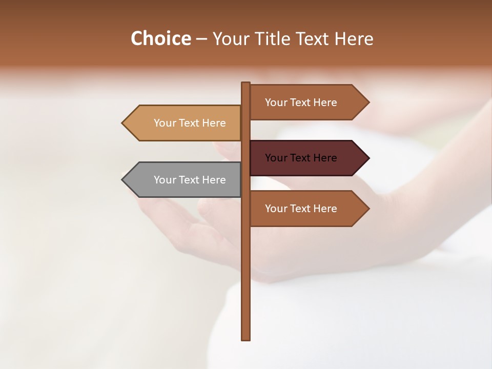 Peaceful Woman Female PowerPoint Template