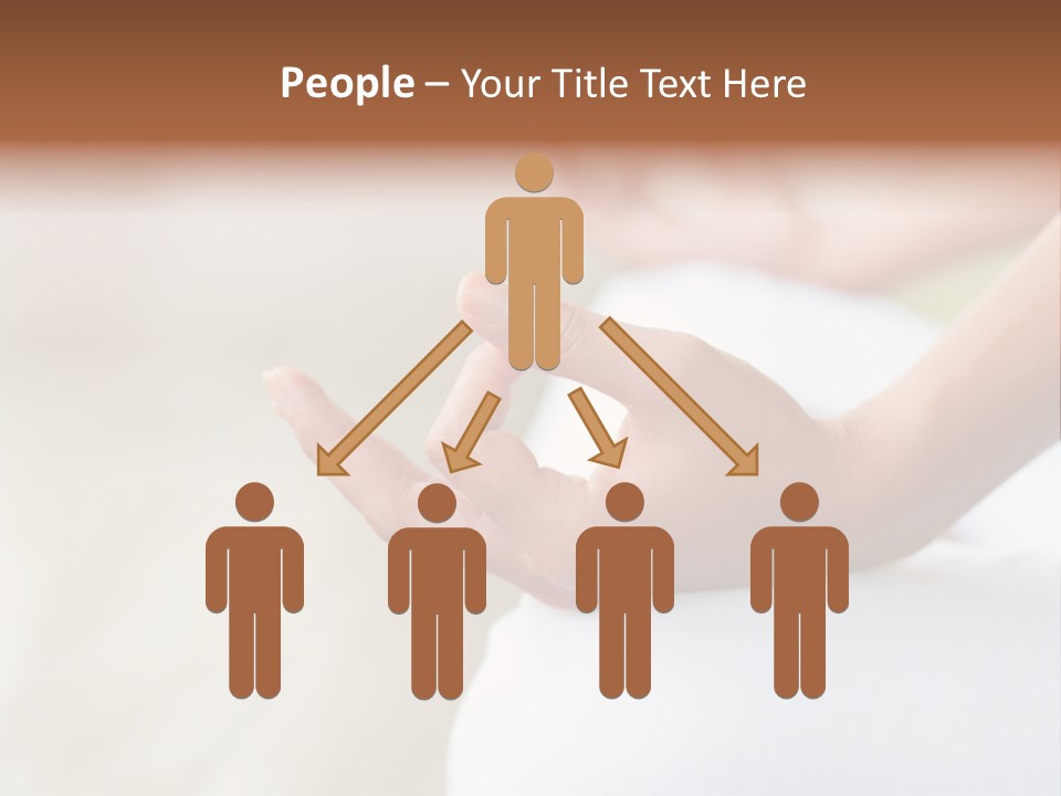 Peaceful Woman Female PowerPoint Template