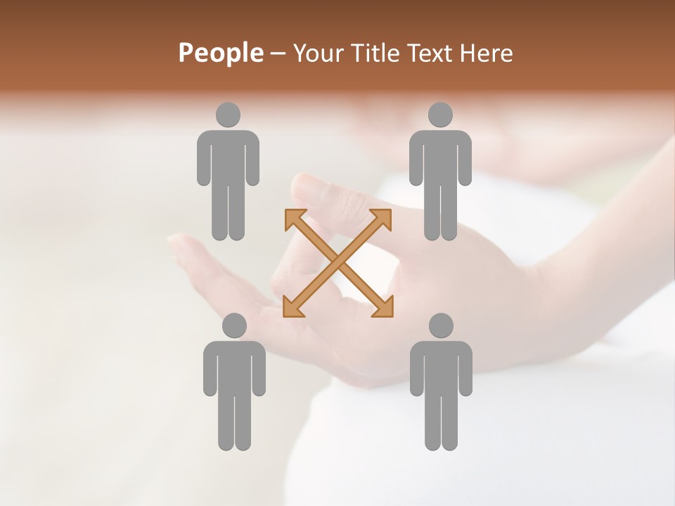 Peaceful Woman Female PowerPoint Template