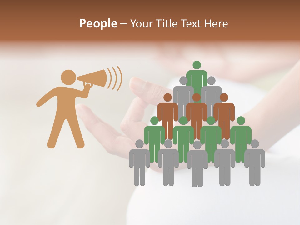 Peaceful Woman Female PowerPoint Template