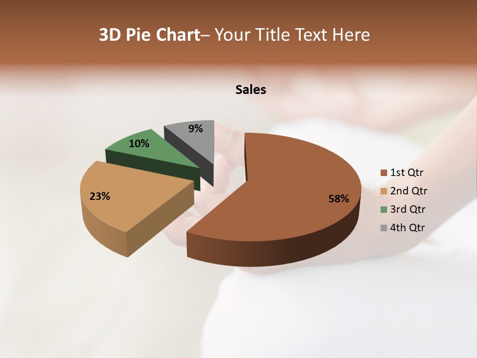 Peaceful Woman Female PowerPoint Template