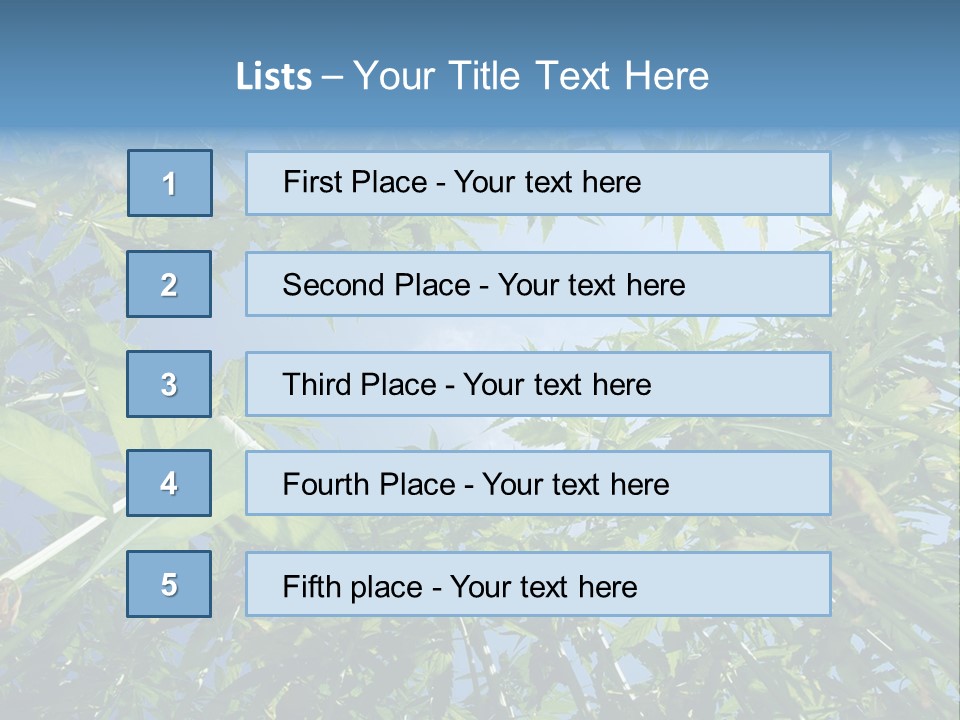 Smoker Culture Marijuana PowerPoint Template