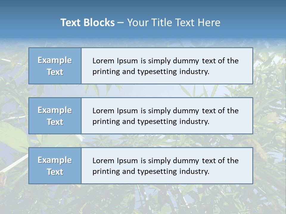 Smoker Culture Marijuana PowerPoint Template