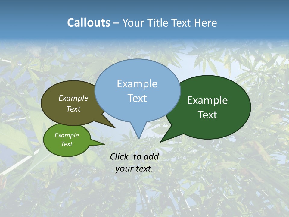 Smoker Culture Marijuana PowerPoint Template