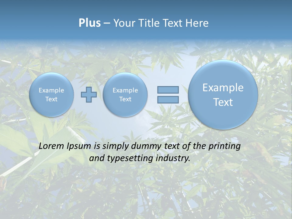 Smoker Culture Marijuana PowerPoint Template