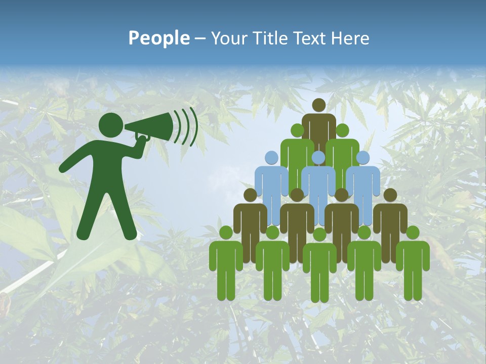 Smoker Culture Marijuana PowerPoint Template
