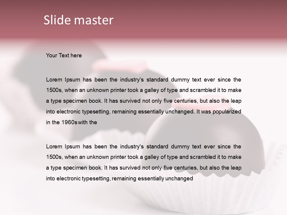 Sweet Flame Dessert PowerPoint Template