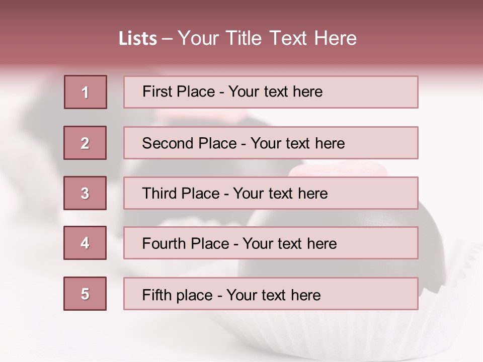 Sweet Flame Dessert PowerPoint Template