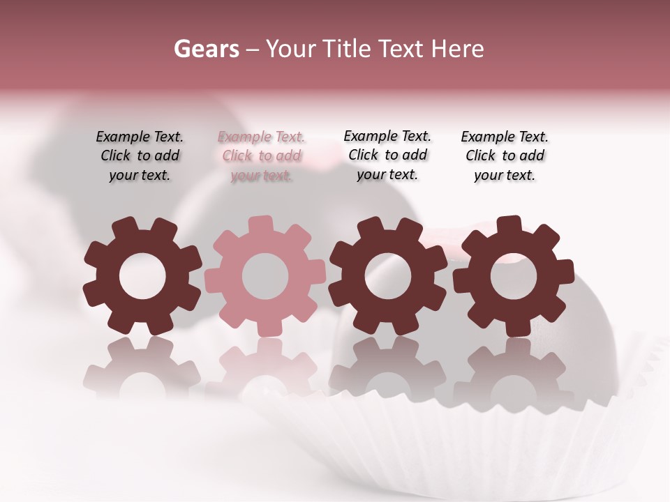 Sweet Flame Dessert PowerPoint Template