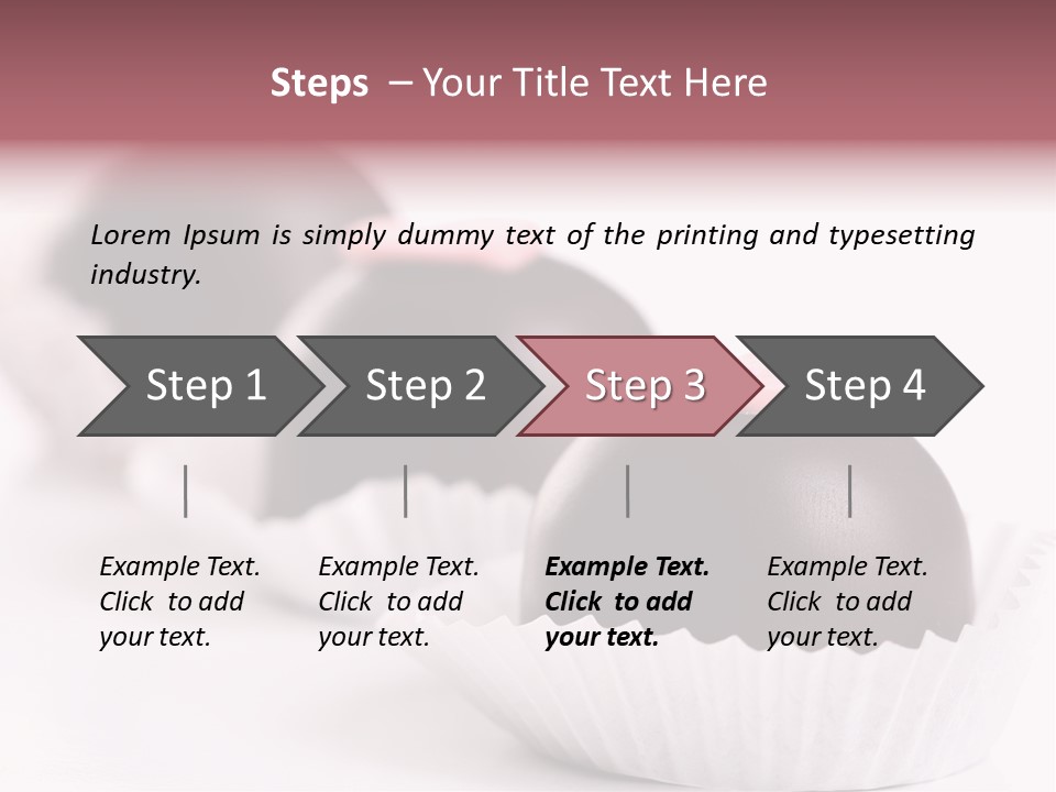 Sweet Flame Dessert PowerPoint Template
