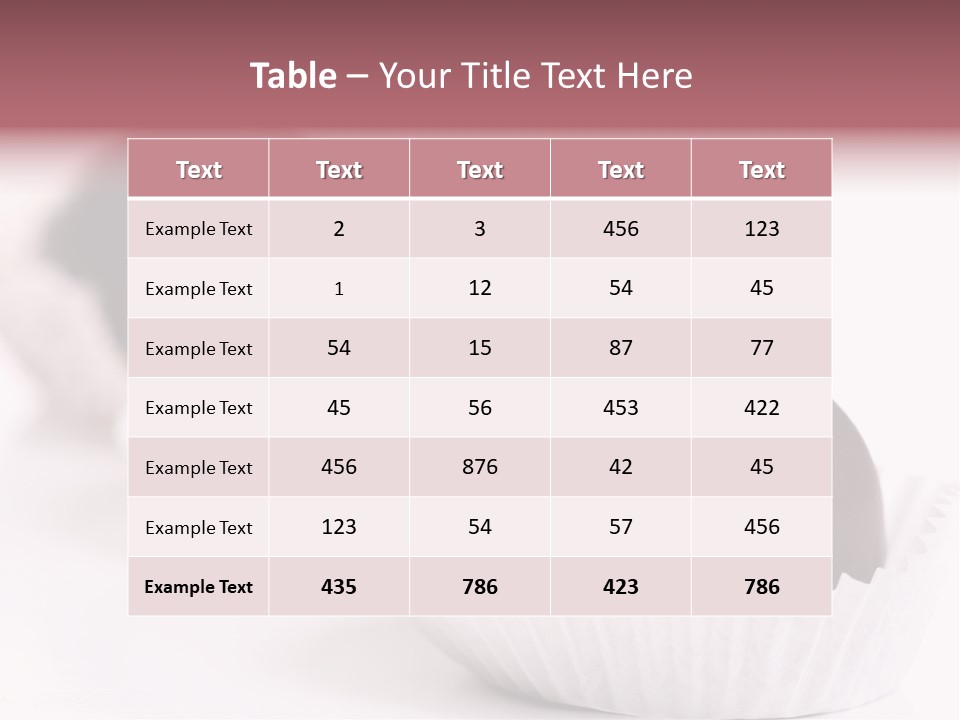 Sweet Flame Dessert PowerPoint Template