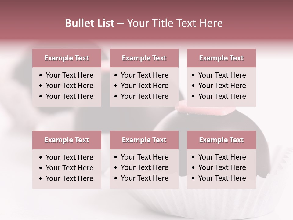 Sweet Flame Dessert PowerPoint Template