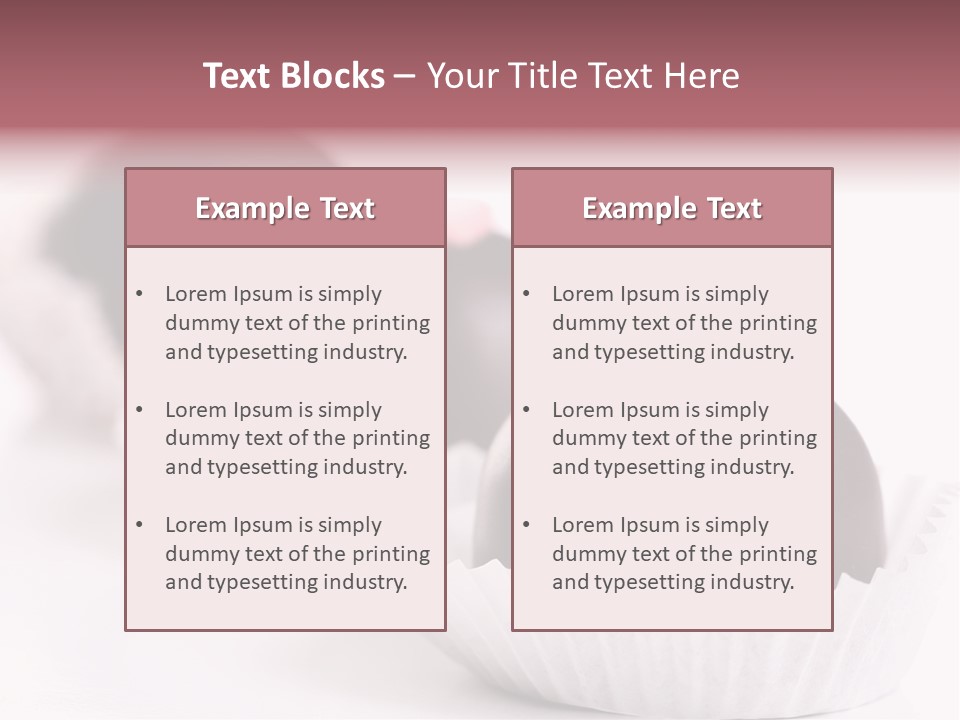 Sweet Flame Dessert PowerPoint Template