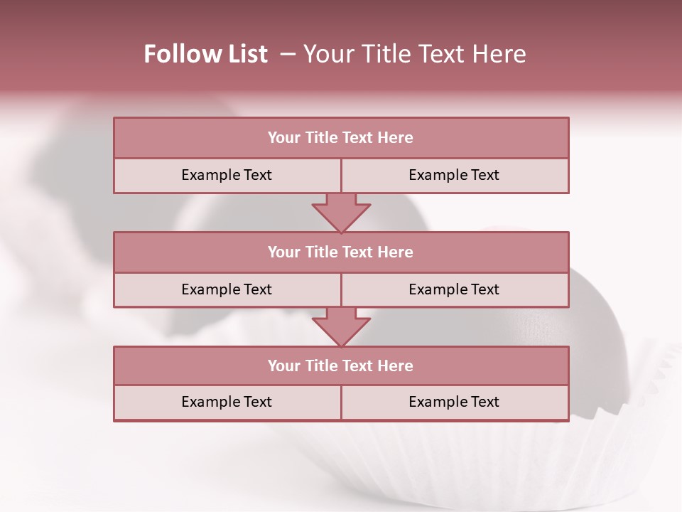 Sweet Flame Dessert PowerPoint Template