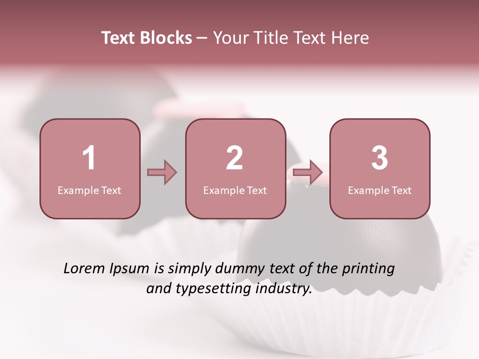 Sweet Flame Dessert PowerPoint Template