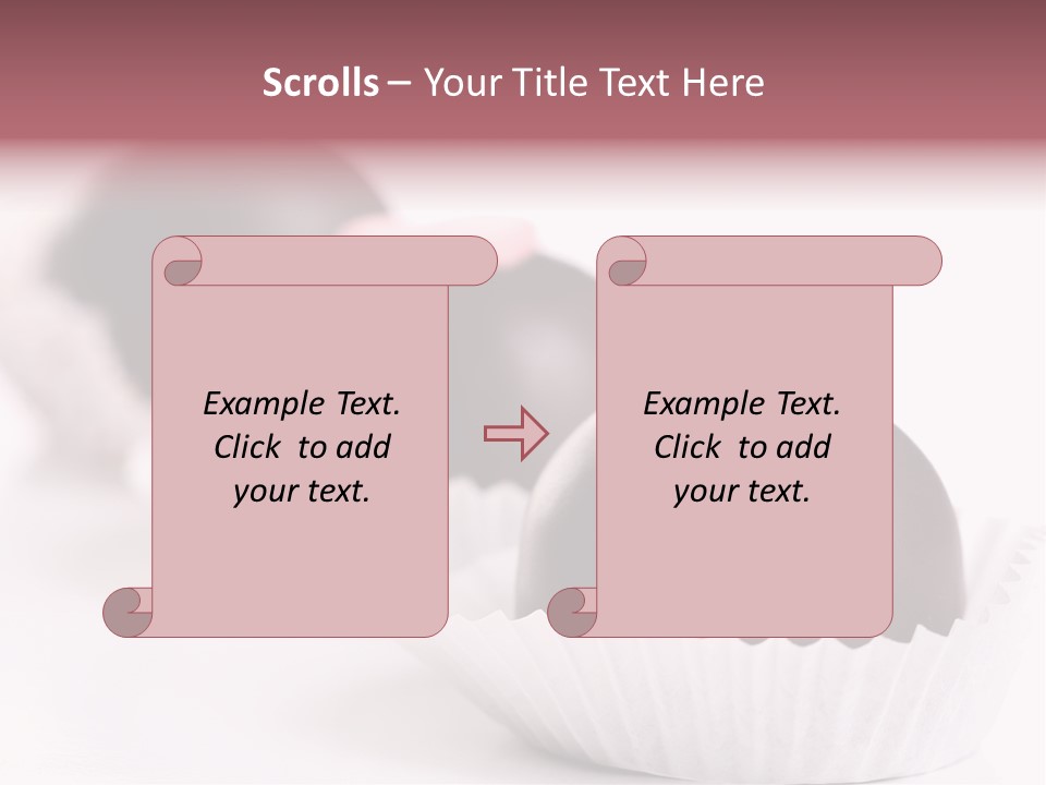 Sweet Flame Dessert PowerPoint Template