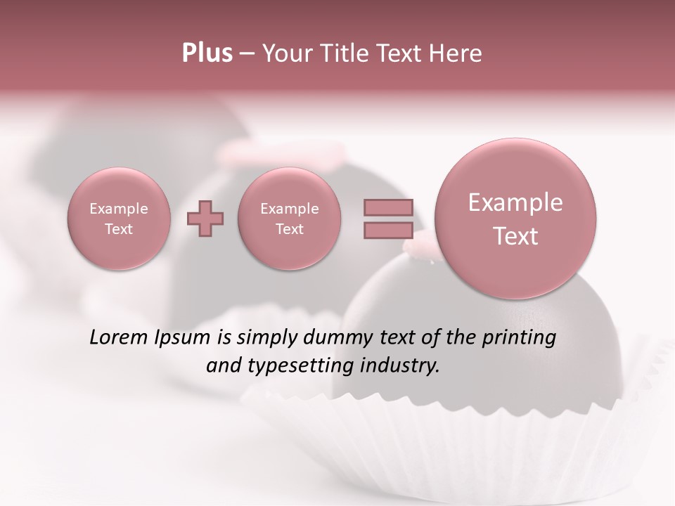 Sweet Flame Dessert PowerPoint Template