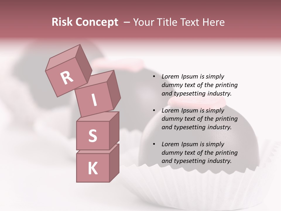 Sweet Flame Dessert PowerPoint Template