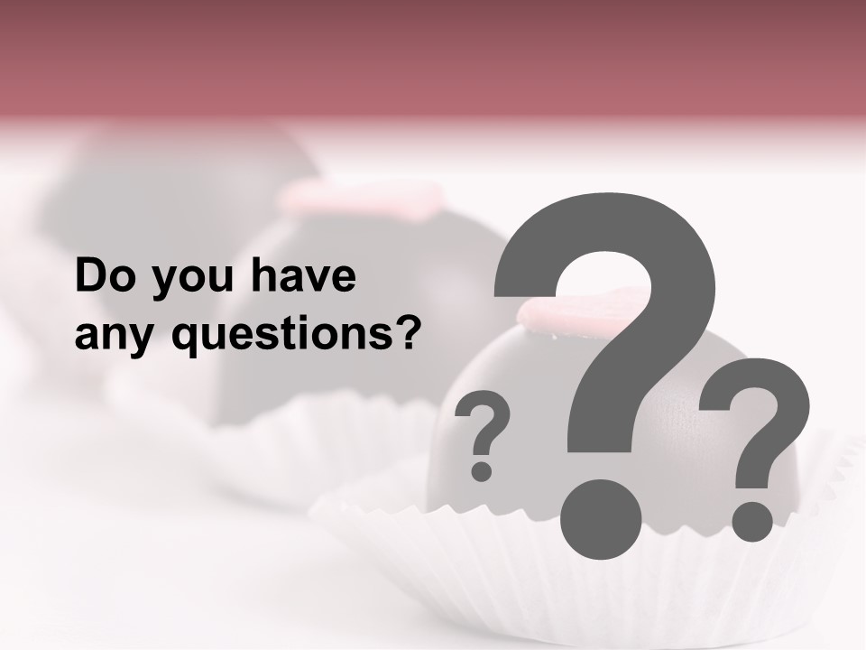 Sweet Flame Dessert PowerPoint Template