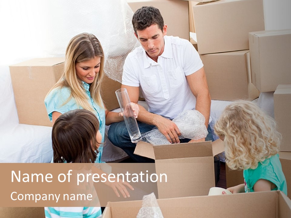 Jubilant New Offspring PowerPoint Template