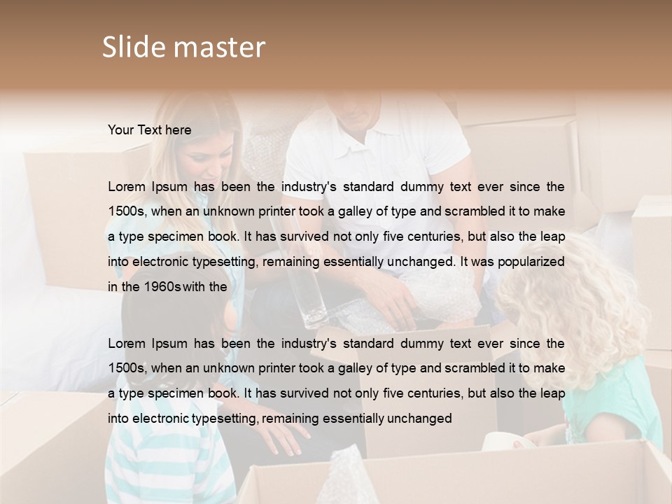 Jubilant New Offspring PowerPoint Template