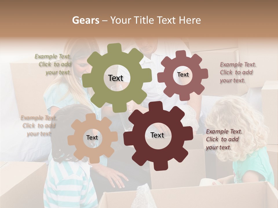 Jubilant New Offspring PowerPoint Template