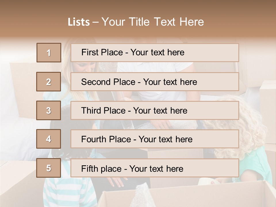 Jubilant New Offspring PowerPoint Template