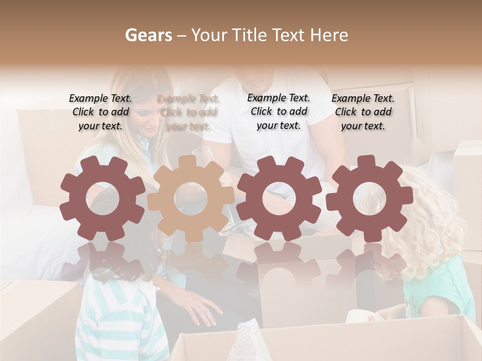 Jubilant New Offspring PowerPoint Template