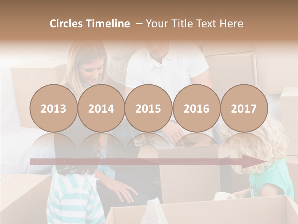 Jubilant New Offspring PowerPoint Template