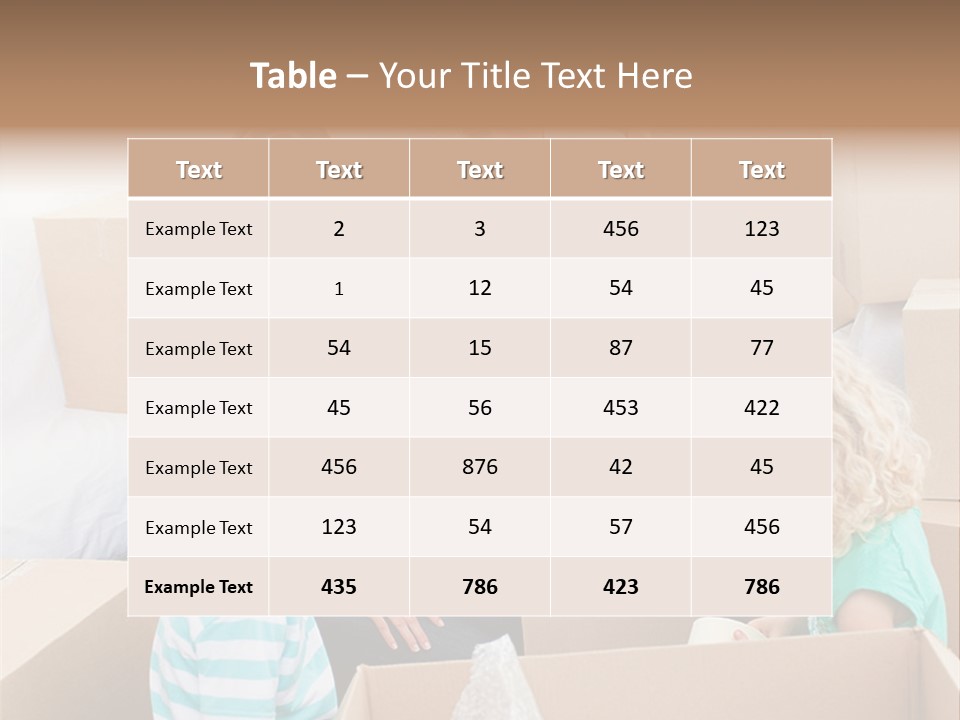 Jubilant New Offspring PowerPoint Template