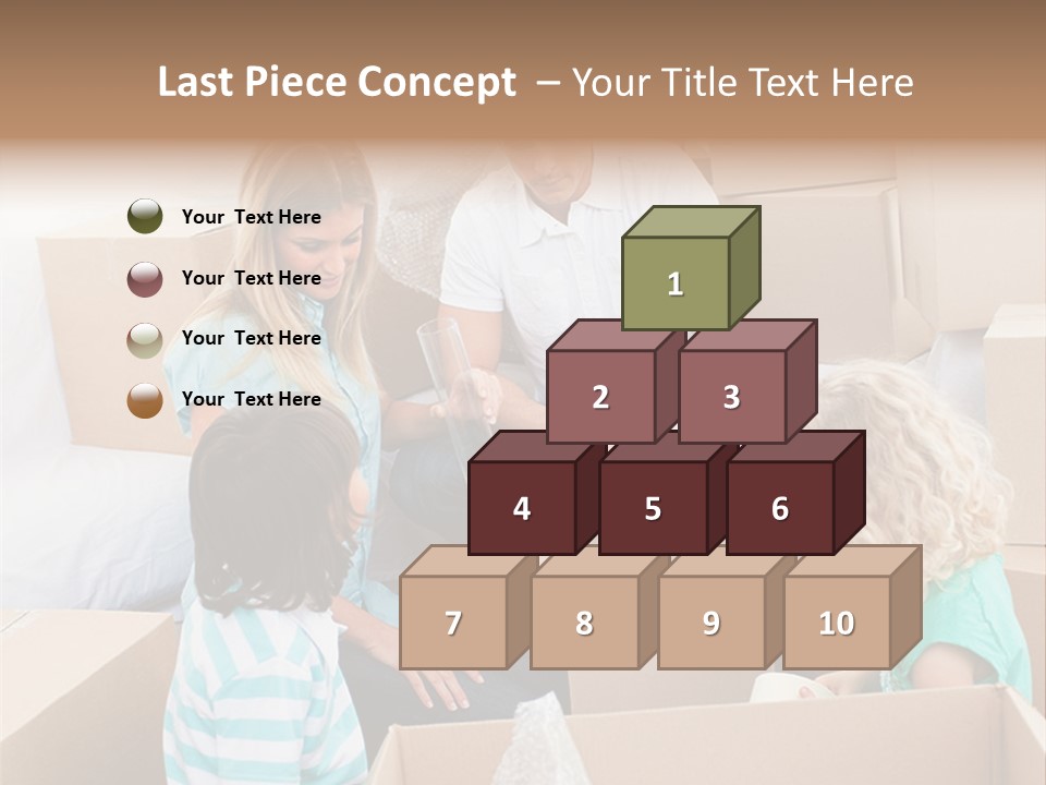 Jubilant New Offspring PowerPoint Template