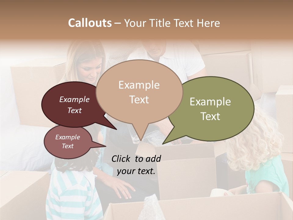 Jubilant New Offspring PowerPoint Template