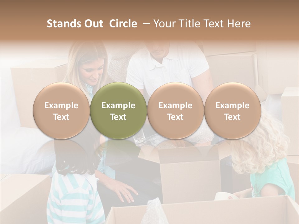 Jubilant New Offspring PowerPoint Template