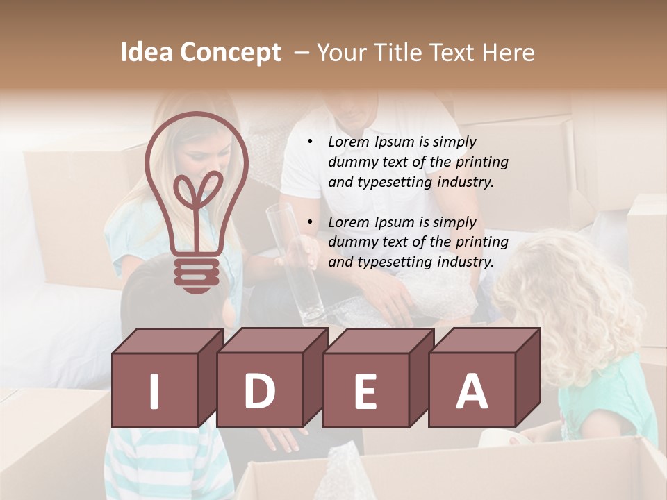 Jubilant New Offspring PowerPoint Template