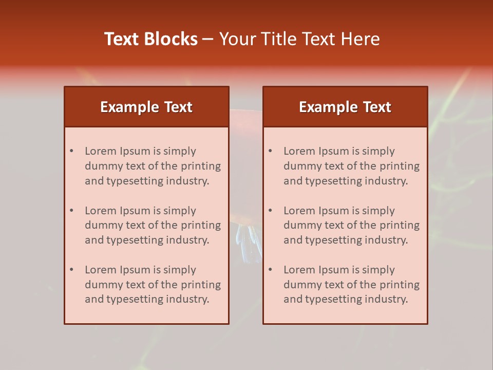 Plant Water Green PowerPoint Template