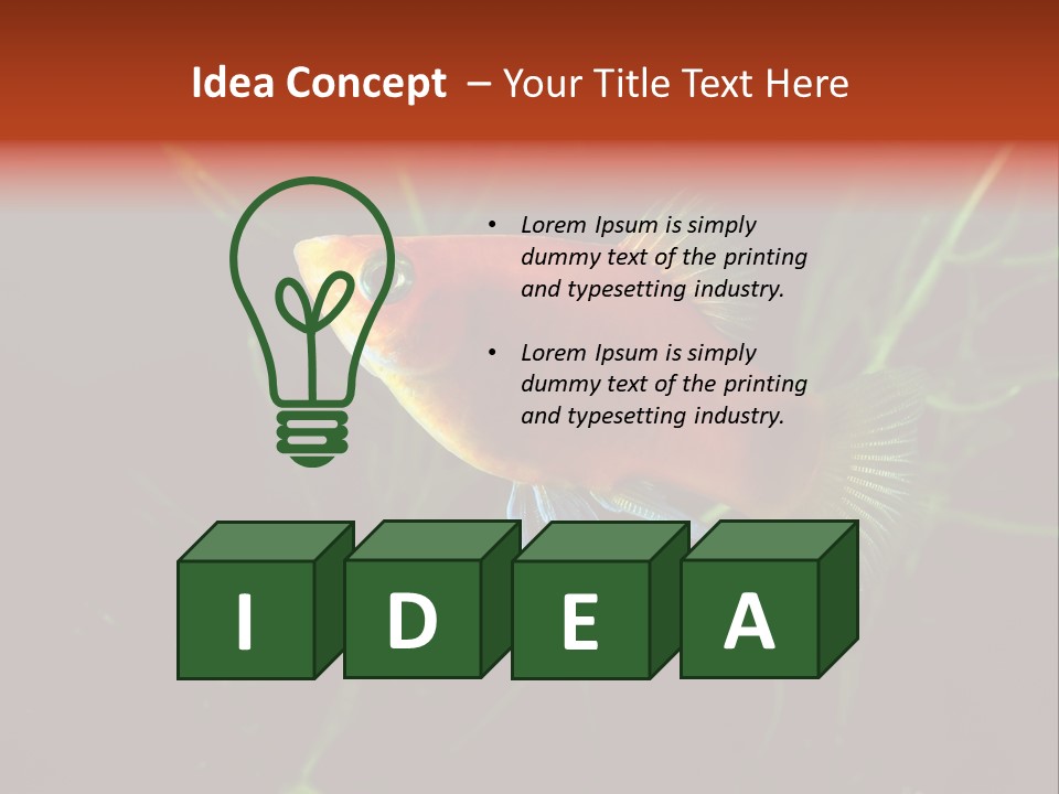 Plant Water Green PowerPoint Template